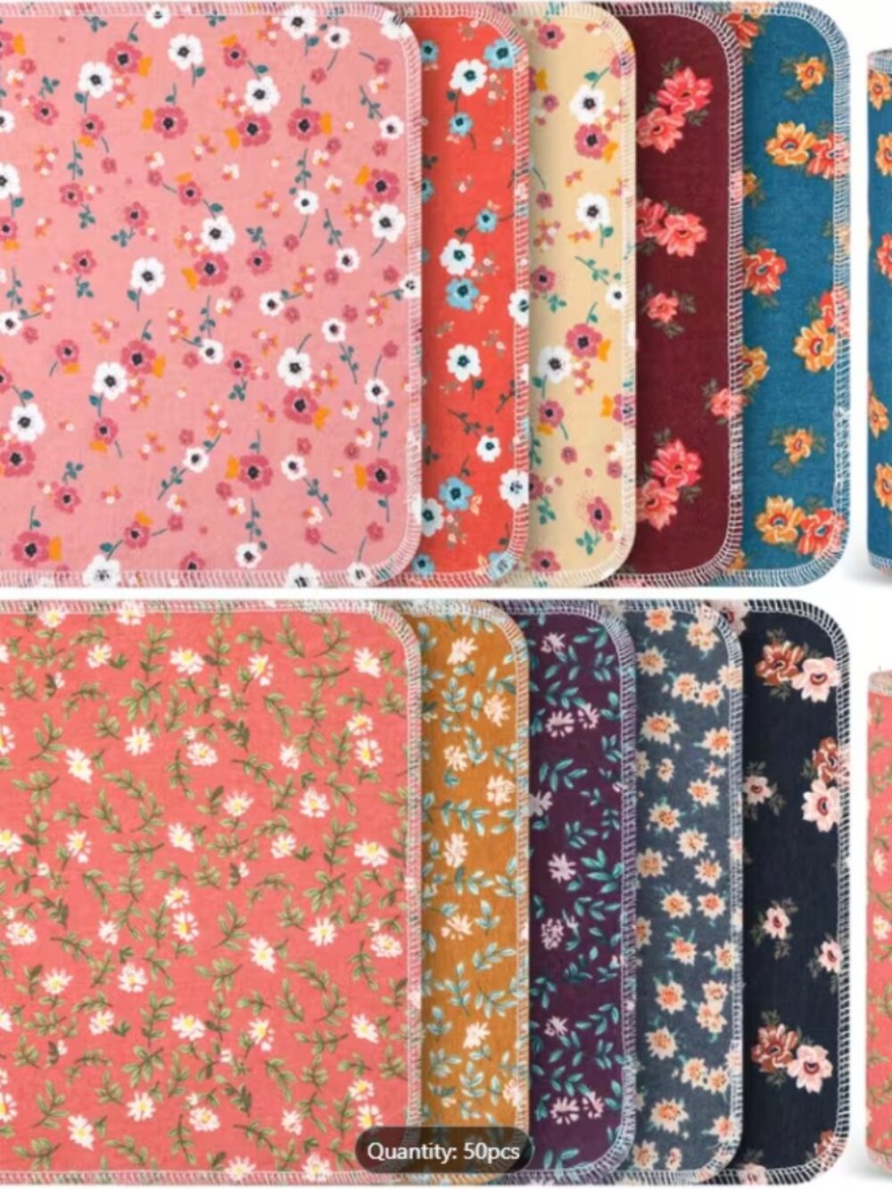 Reusable Kitchen Towels Floral Collection 24ct